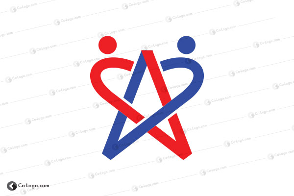  Ready-made logo : Peaple Star
