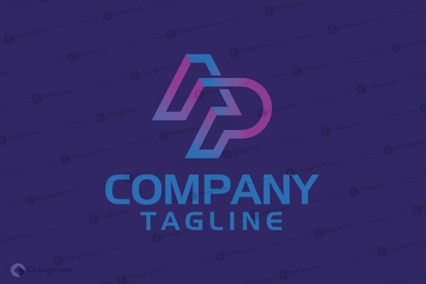 Ready-Made Logo: AP letters-v1