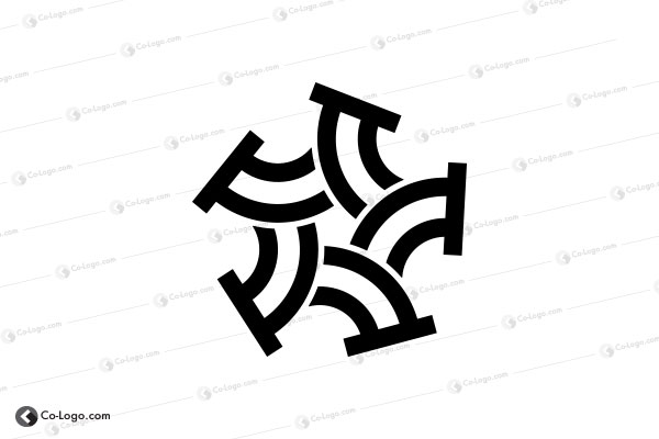 Ready-Made Logo: Abstract Pentagon-v2