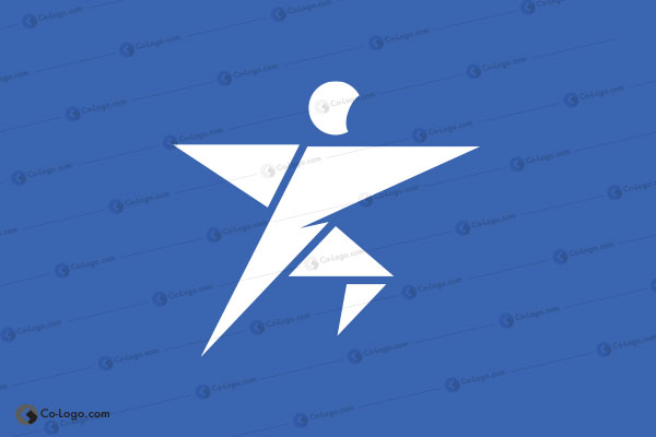 Ready-Made Logo: Abstract Human Character-v1