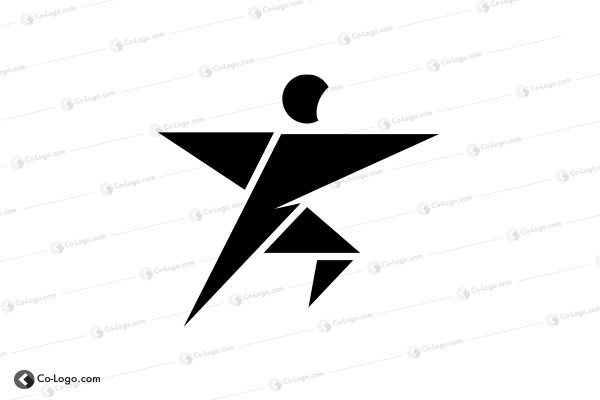Ready-Made Logo: Abstract Human Character-v2