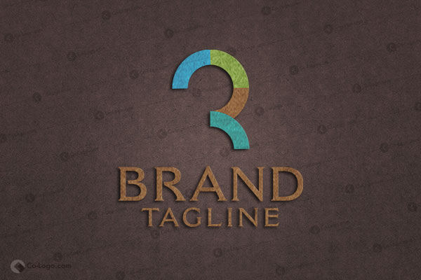 Ready-Made Logo: Arc Letter R-v2