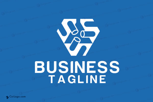 Ready-Made Logo: Chemical test tube-v2