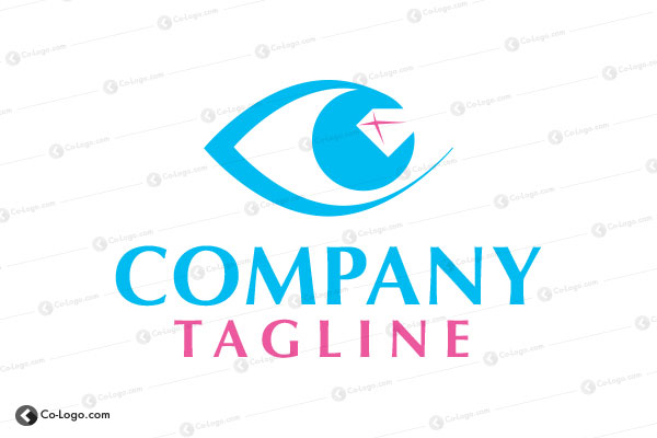 Ready-made logo : Diamond Eye logo for sale