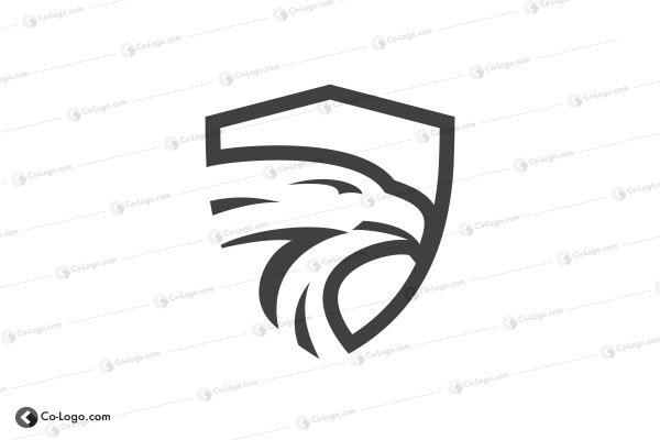 Ready-Made Logo: Eagle Shield-v1