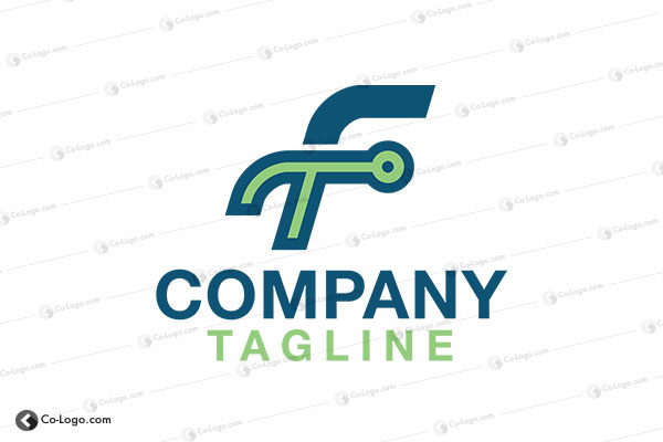Ready-made logo : TF Connect logo for sale