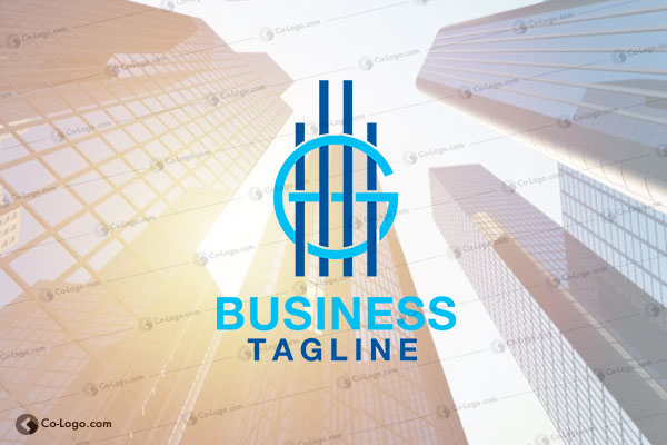 Ready-Made Logo: Letter G Skyscraper-v2