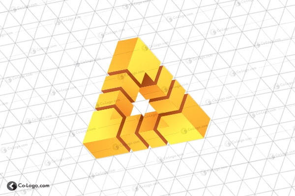  Ready-made logo : Impossible Triangle