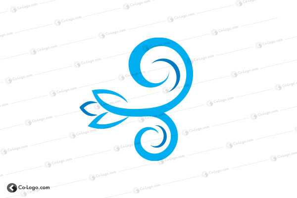 Ready-Made Logo: Lette B Wind-v2