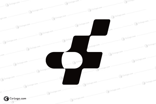 Ready-Made Logo: Letter F pill-v1