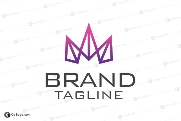 Ready-Made Logo: Letter M Crown-v1