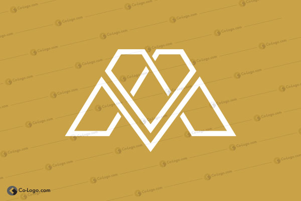 Ready-Made Logo: Letter M Diamond-v2