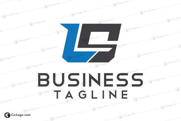 Ready-Made Logo: Letters LS,-v1
