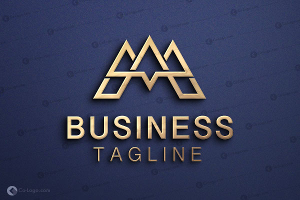 Ready-Made Logo: M Mountain-v1