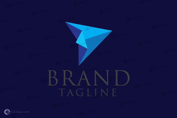  Ready-made logo : Paper Plane