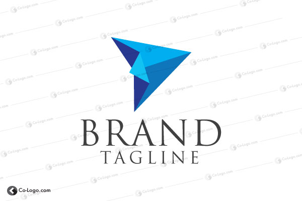 Ready-Made Logo: Paper Plane-v1