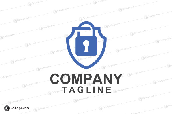 Ready-Made Logo: Shield Lock-v2