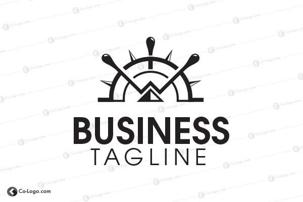 Ready-Made Logo: Ship Wheel-v1