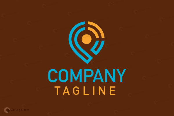Ready-Made Logo: Signal Pin-v1