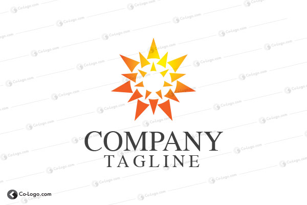 Ready-Made logo for sale: Sun energy