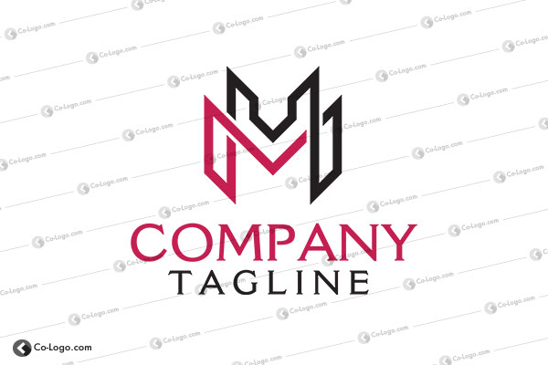 Ready-made logo : Castel M  logo for sale