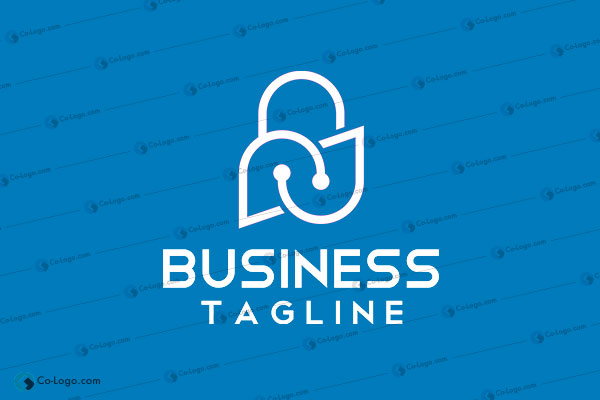 Ready-Made Logo: cyber security-v1
