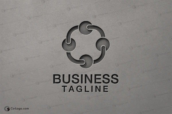 Ready-Made Logo: dots chain-v2