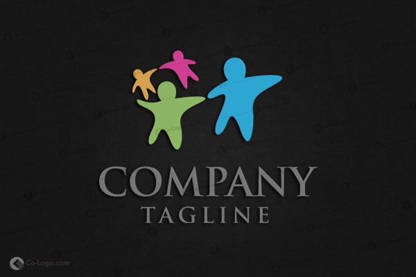 Ready-made logo : Family logo for sale