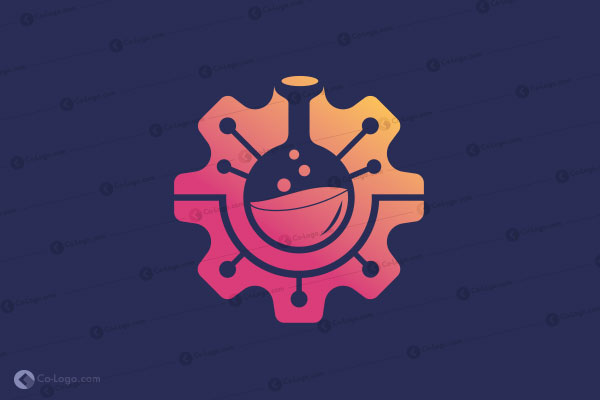 Ready-Made Logo: Gear lab industry-v2