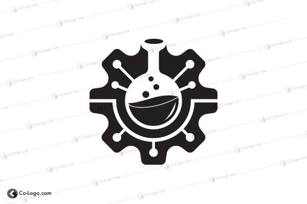 Ready-Made Logo: Gear lab industry-v1