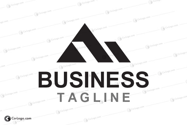 Ready-Made Logo: Geometric Letter M-v1