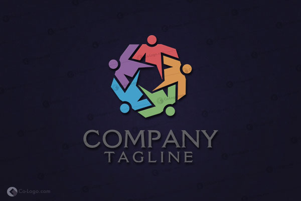 Ready-Made Logo: Hands Shoulder-v1