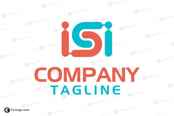 Ready-made logo : isi-connection