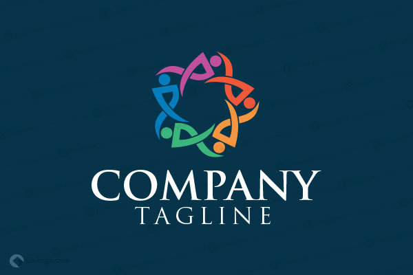  Ready-made logo : people community