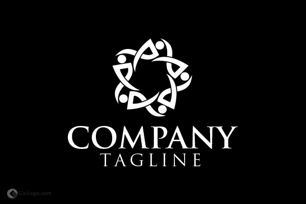 Ready-Made Logo: people community-v1