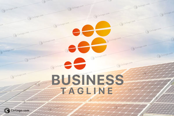 Ready-made logo : solar-energy