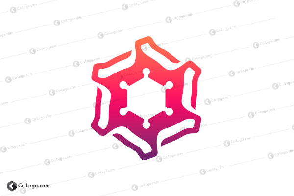 Ready-made logo : Stylish Gear logo for sale